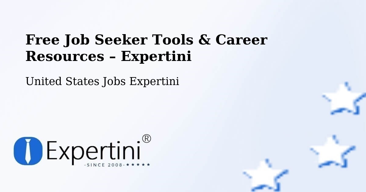 Free Job Seeker Tools & Career Resources – Cliffside Park - Cliffside Park, United States Jobs Expertini